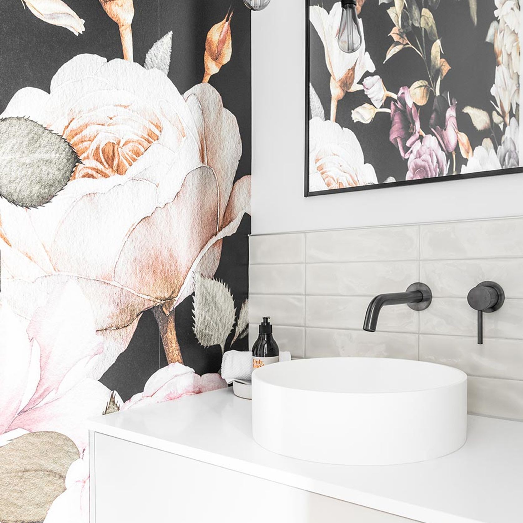 Elysian Minimal Mixer & Spout Set | Brushed Gunmetal gallery detail image