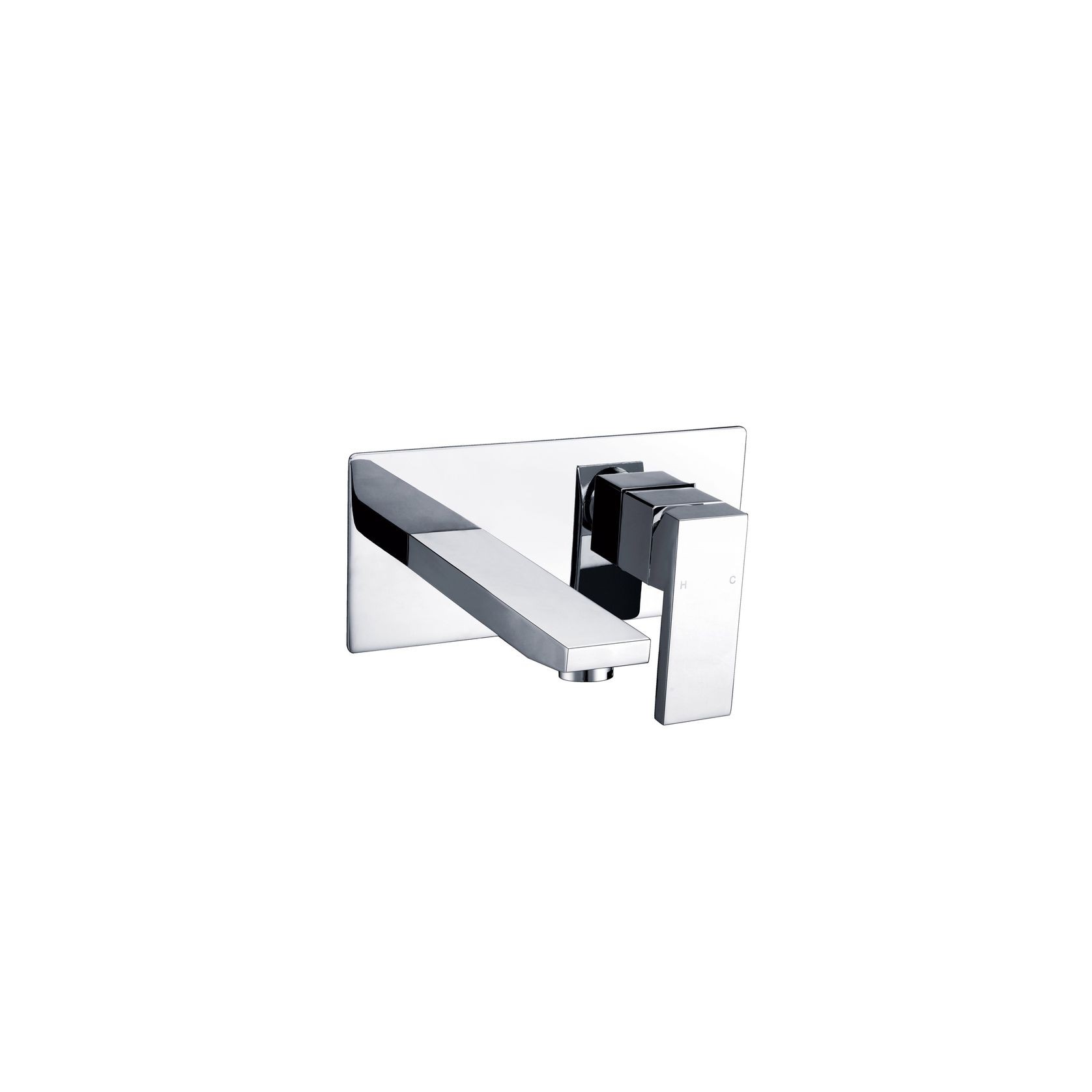 Unika Verona Wall Basin Mixer W/ Spout gallery detail image