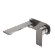 Urbane II Wall Basin/Bath Mixer 180mm Rounded Cover gallery detail image