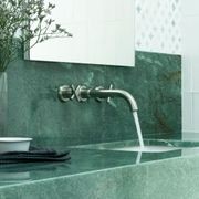 Perrin & Rowe Contemporary Wall Basin Set Crossheads gallery detail image