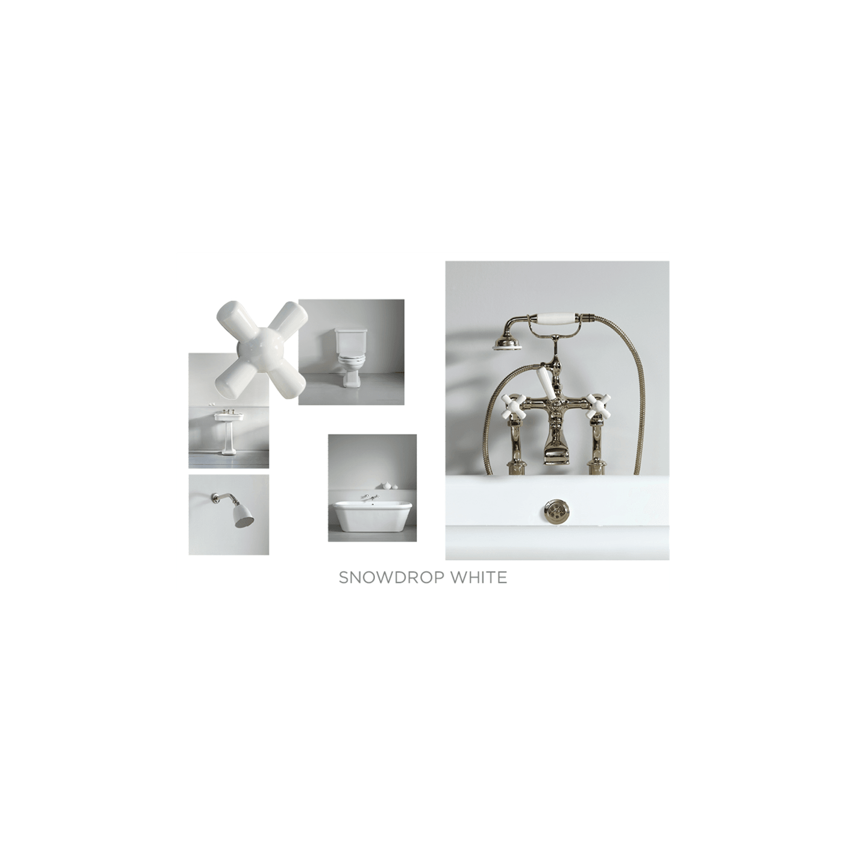 Snowdrop White Rockwell Tapware - The Water Monopoly gallery detail image