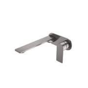 Urbane II Wall Basin/Bath Mixer 220mm Rounded Cover gallery detail image