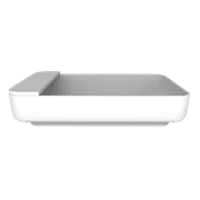 Carre Basin (With Tray) 550mm Gloss White gallery detail image