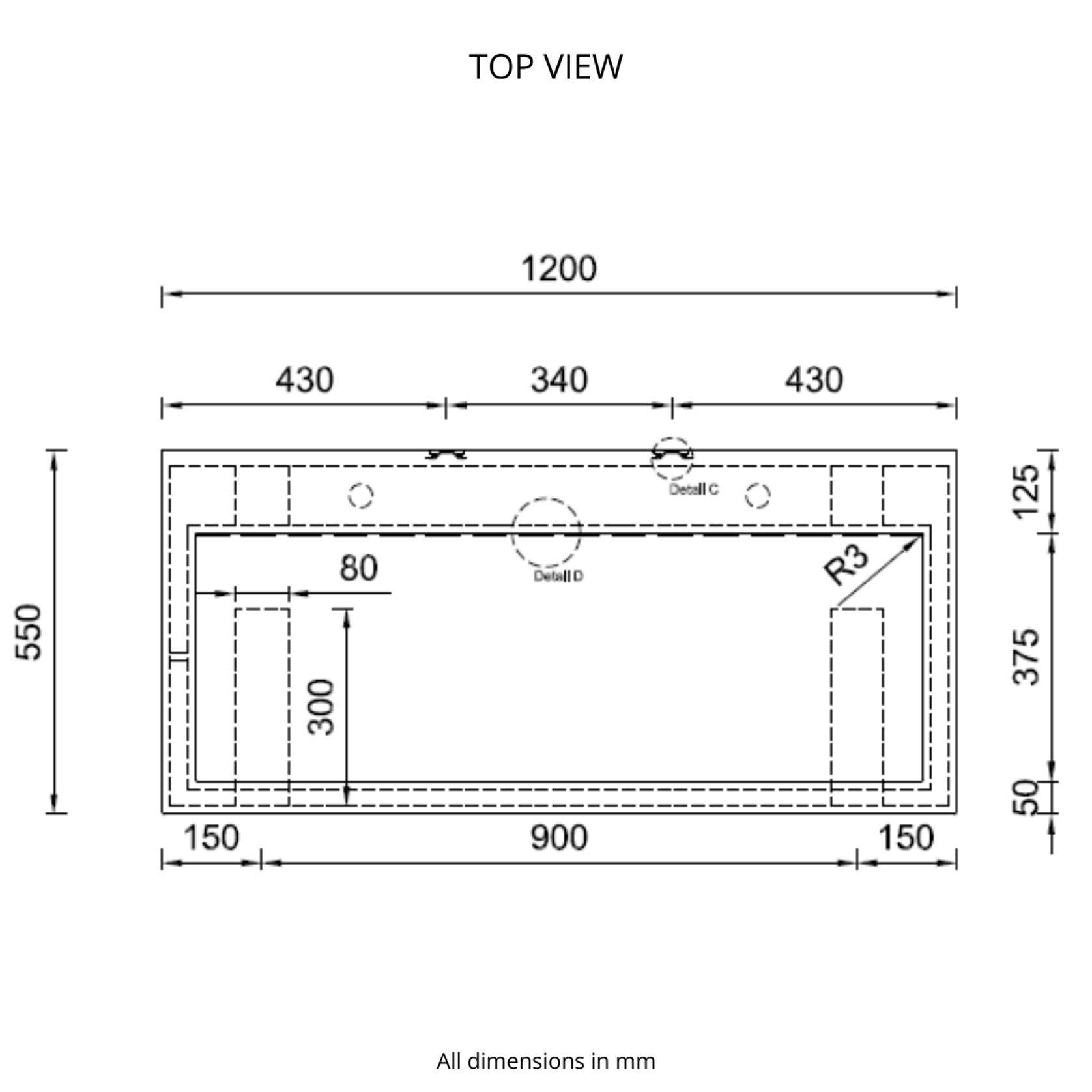 Corian® Washplane 3212 gallery detail image