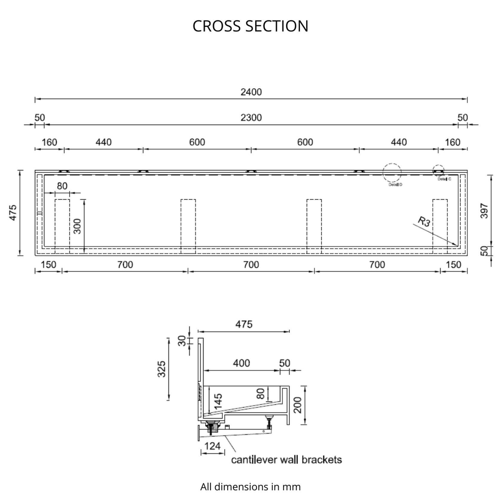 Corian® Washplane 3224 gallery detail image