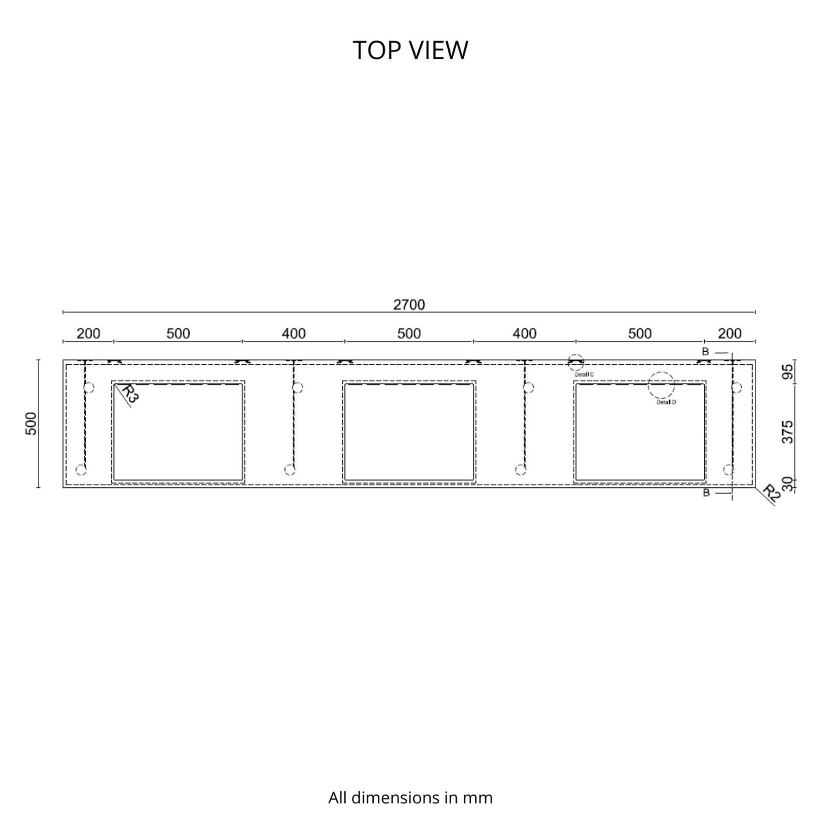 Corian® Washplane 5213 gallery detail image