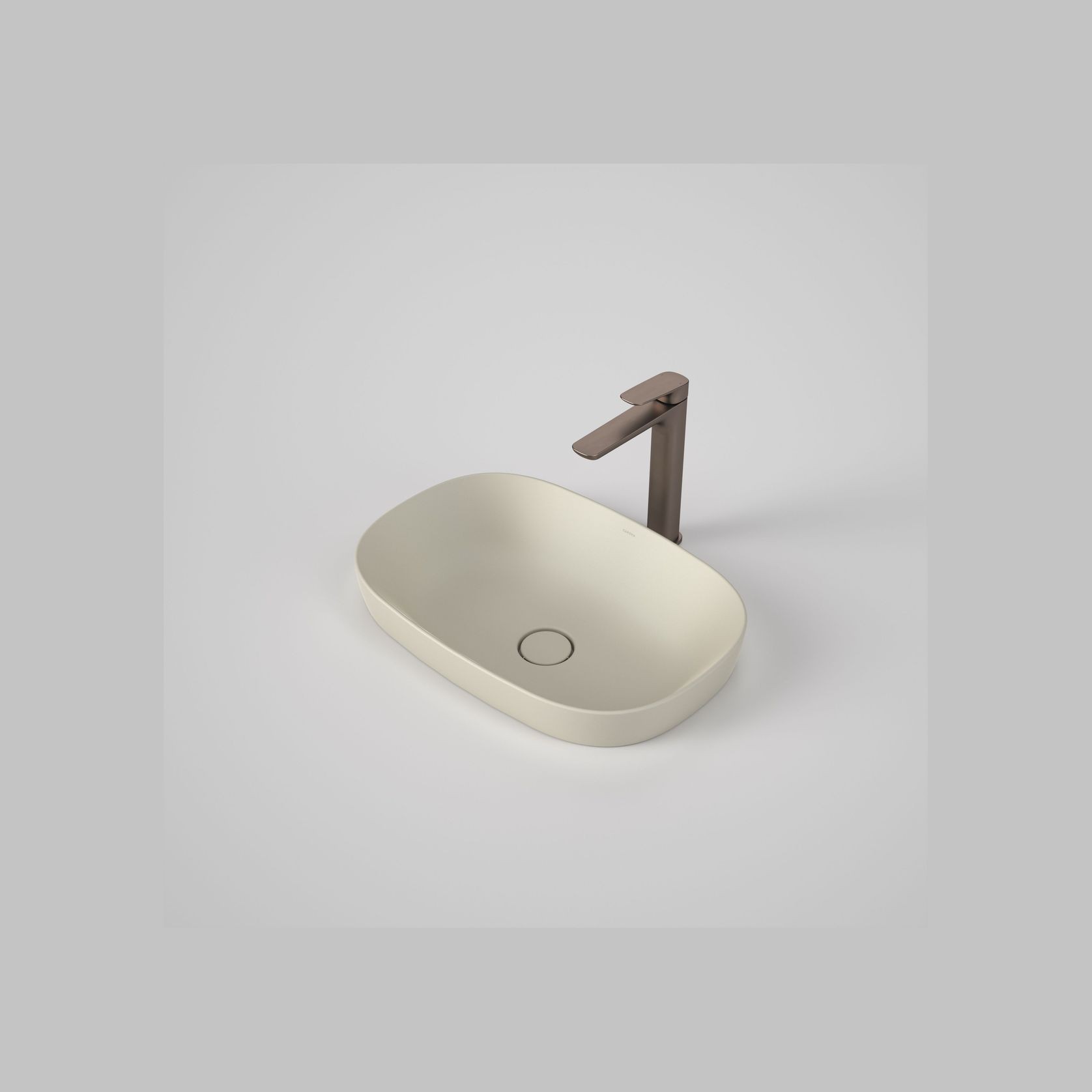 Contura II 530mm Inset Basin | Matte Clay gallery detail image