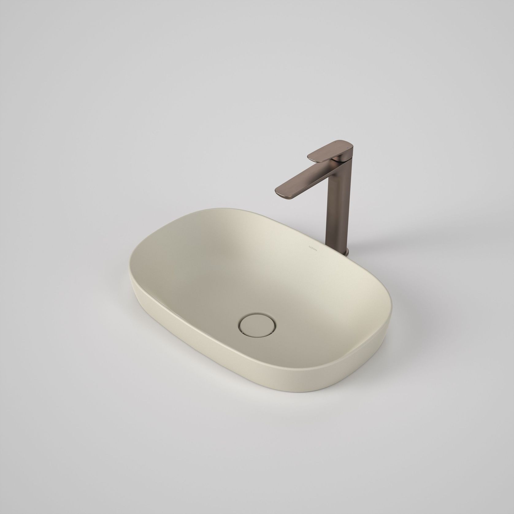 Contura II 530mm Inset Basin | Matte Clay gallery detail image