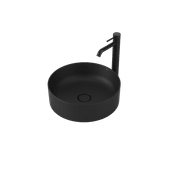 Liano II 400mm Round Above Counter Basin - Matte Black gallery detail image