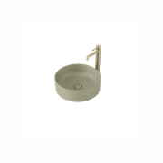 Liano II 400mm Round Above Counter Basin - Matte Green gallery detail image