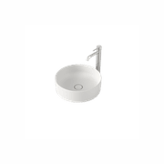 Liano II 400mm Round Above Counter Basin - Matte White gallery detail image