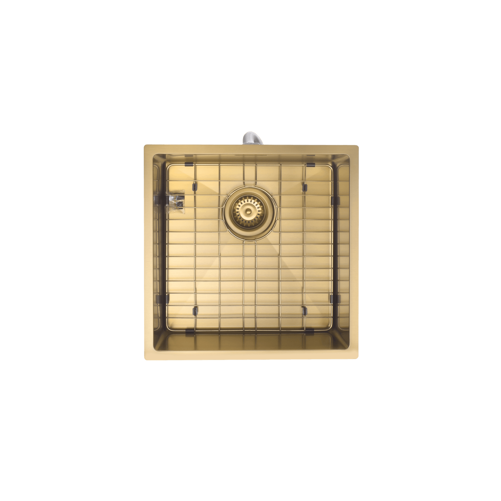 Aspen PVD 400mm Single Kitchen Sink Brushed Brass gallery detail image