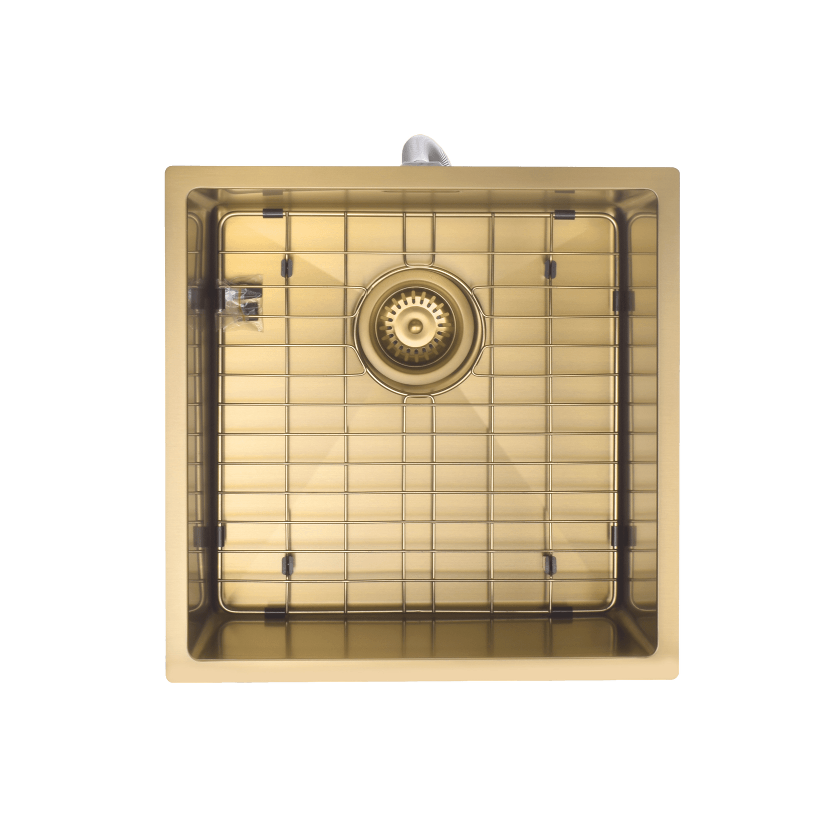 Aspen PVD 400mm Single Kitchen Sink Brushed Brass gallery detail image
