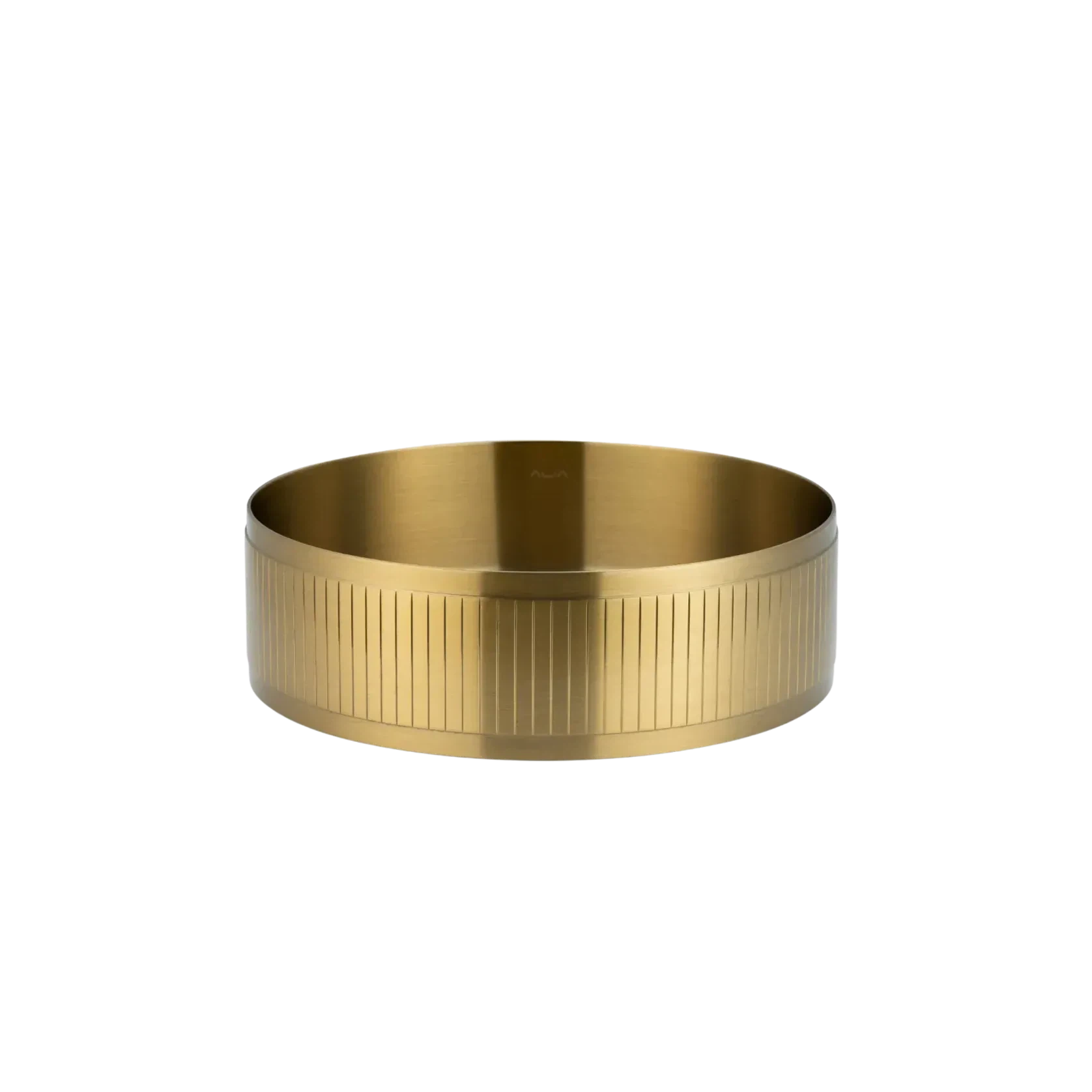 Textured Stainless Steel Round Basin – Bathroom Sink gallery detail image