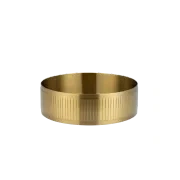 Textured Stainless Steel Round Basin – Bathroom Sink gallery detail image