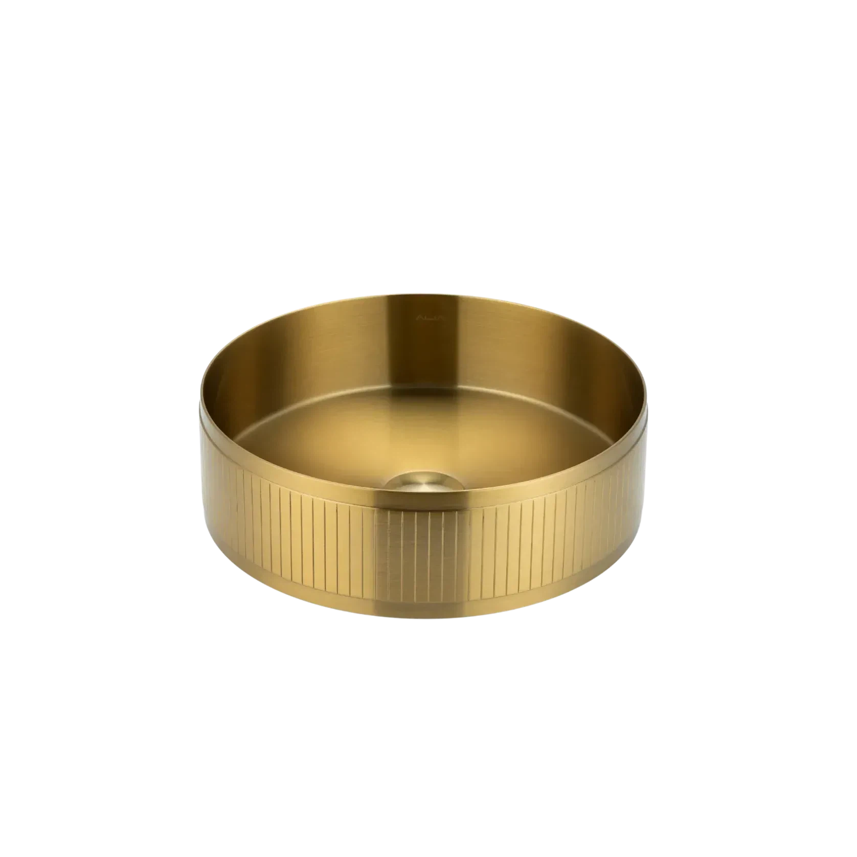 Textured Stainless Steel Round Basin – Bathroom Sink gallery detail image