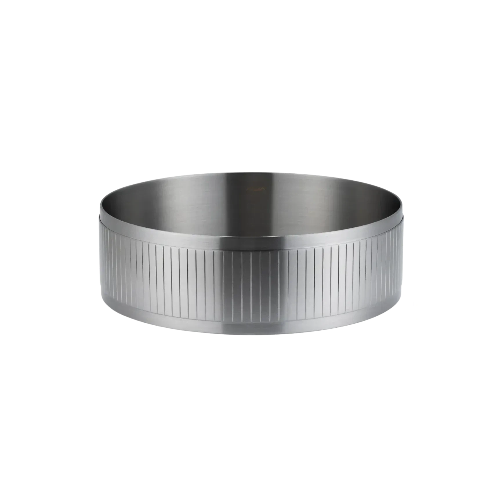 Textured Stainless Steel Round Basin – Bathroom Sink gallery detail image