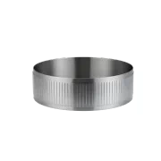 Textured Stainless Steel Round Basin – Bathroom Sink gallery detail image