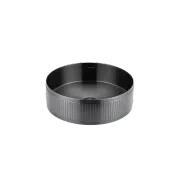 Textured Stainless Steel Round Basin – Bathroom Sink gallery detail image