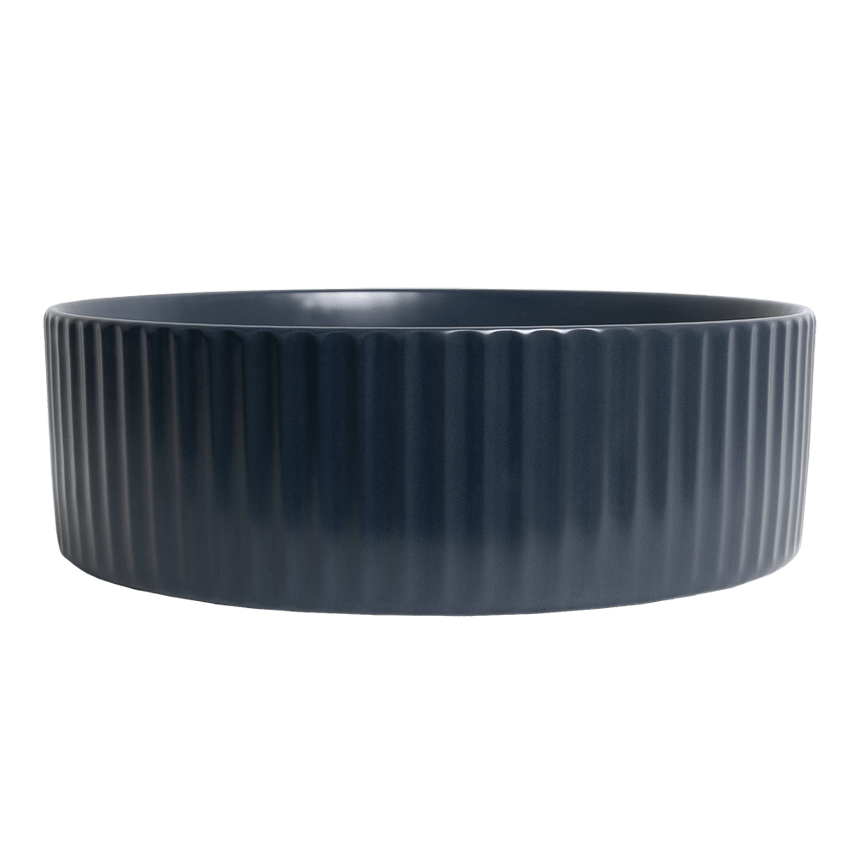Camilla Fluted Matte Blue Basin gallery detail image