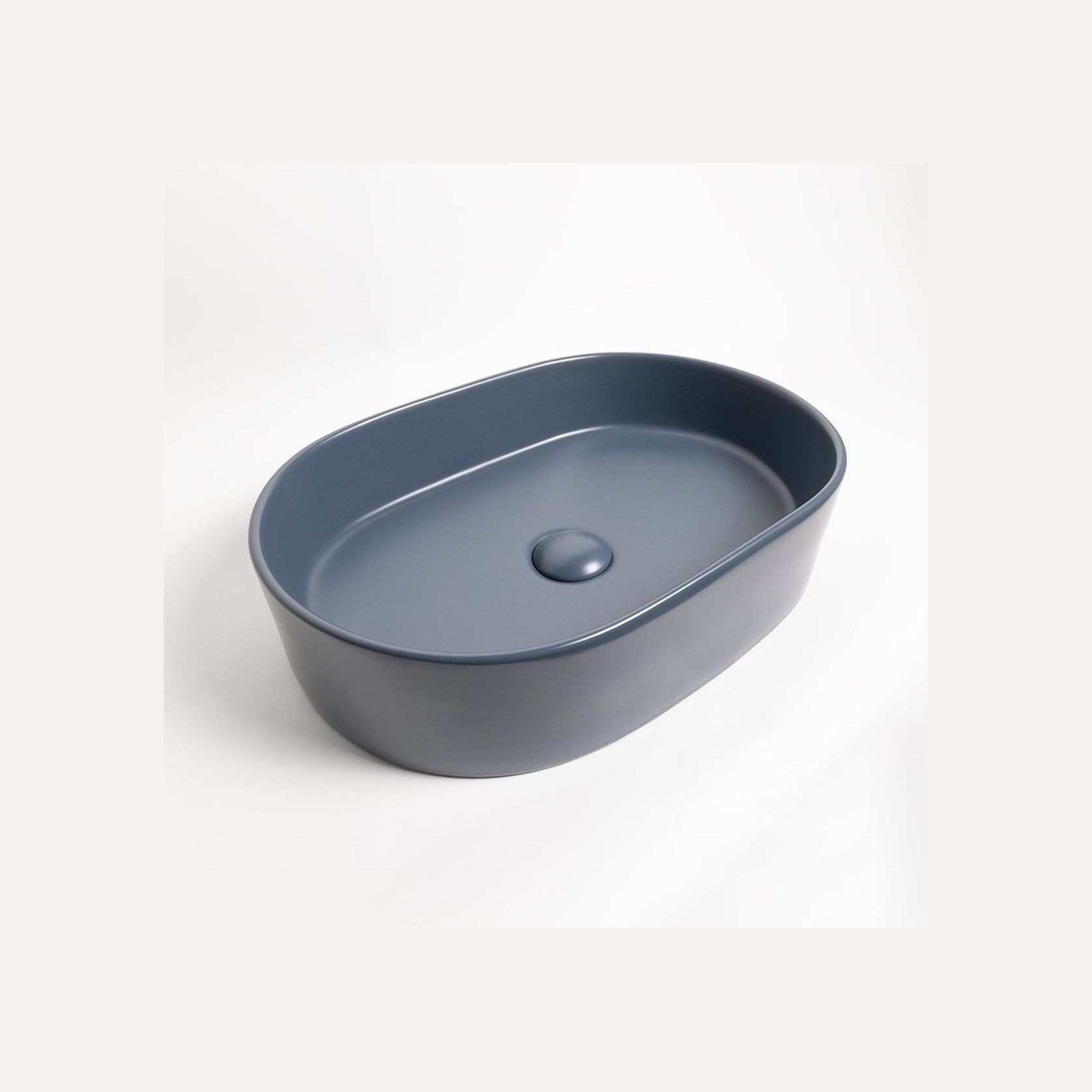 Petra Pill Matte Blue Basin gallery detail image