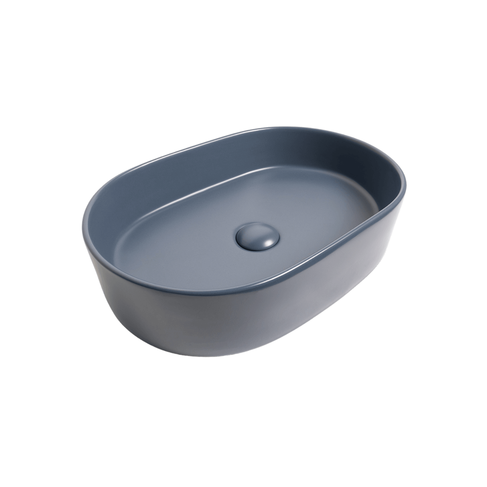 Petra Pill Matte Blue Basin gallery detail image