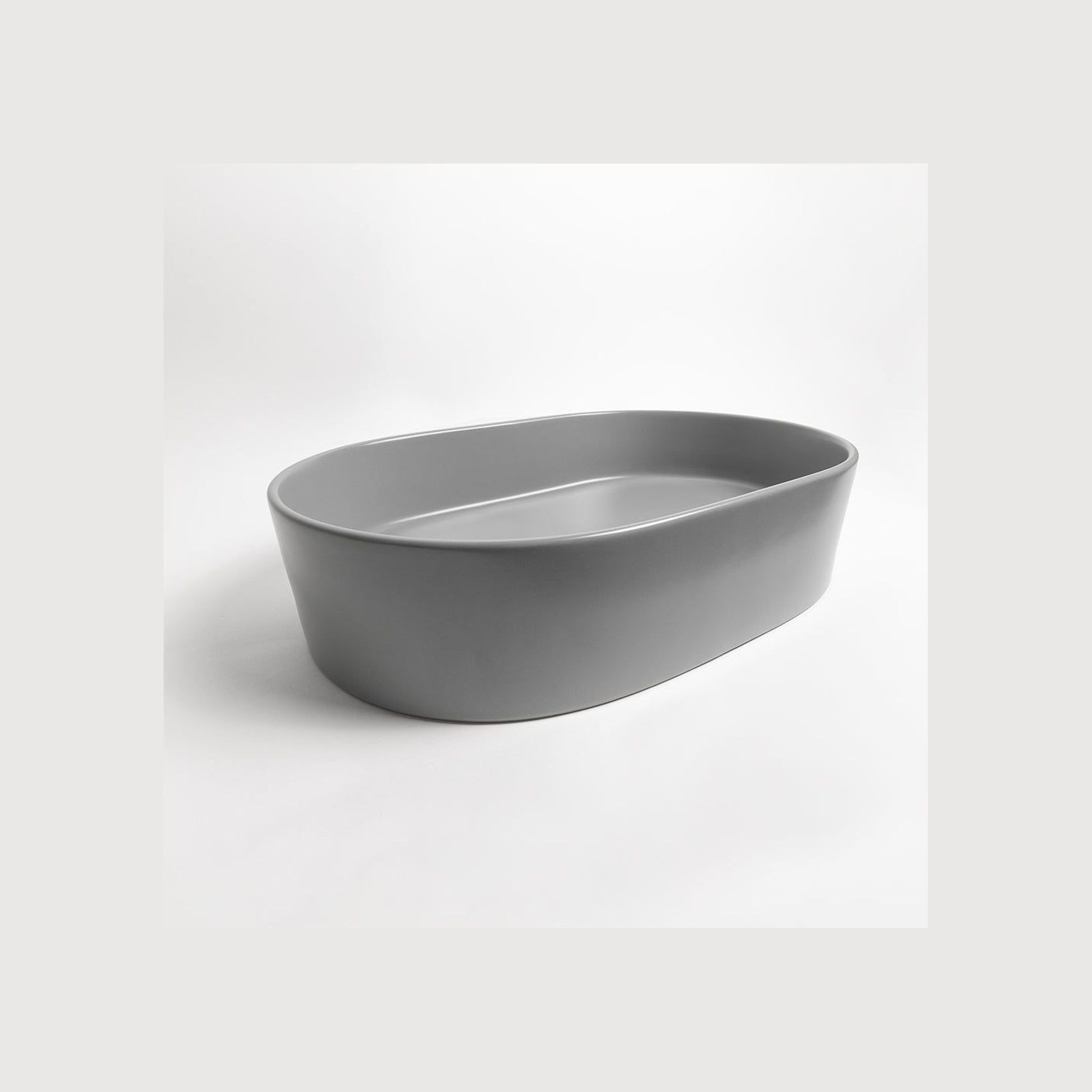 Petra Pill Matte Grey Basin gallery detail image