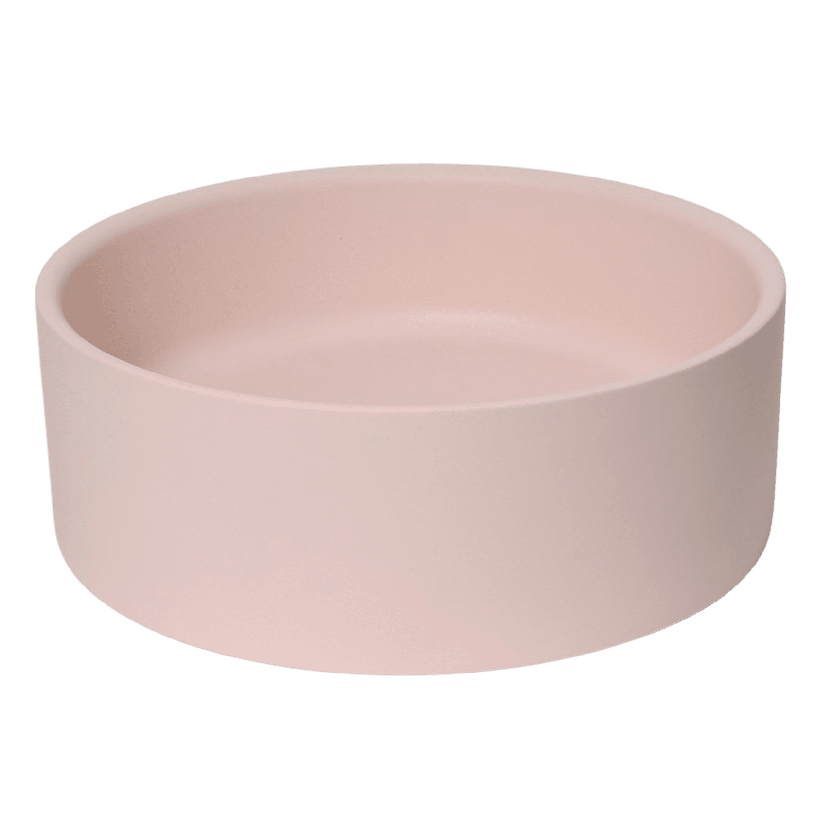 Alma Solara Circle Concrete Basin Champagne Pink gallery detail image