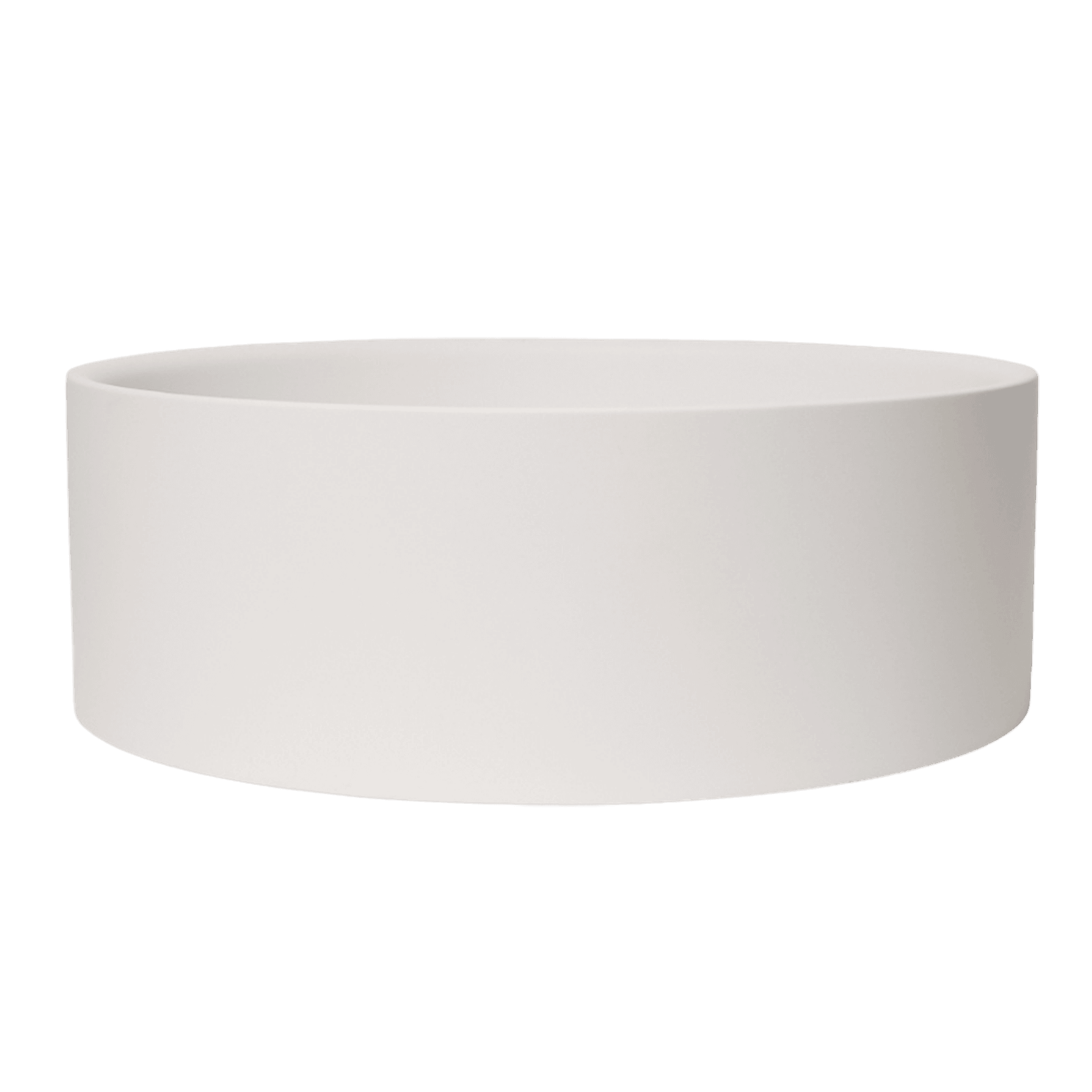 Alma Solara Circle Concrete Basin Arctic White gallery detail image