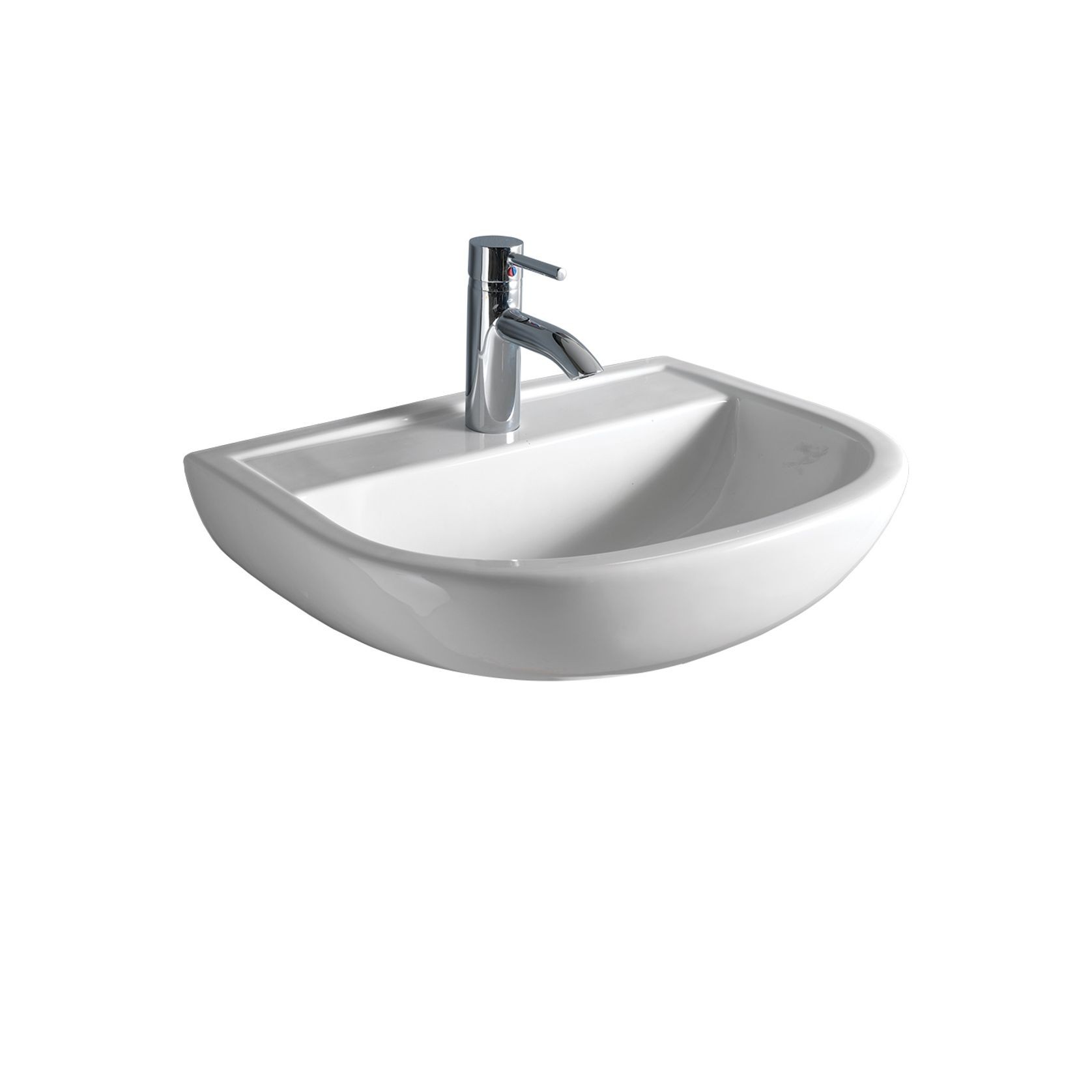 RAK Compact 500 Wall Hung Basin gallery detail image