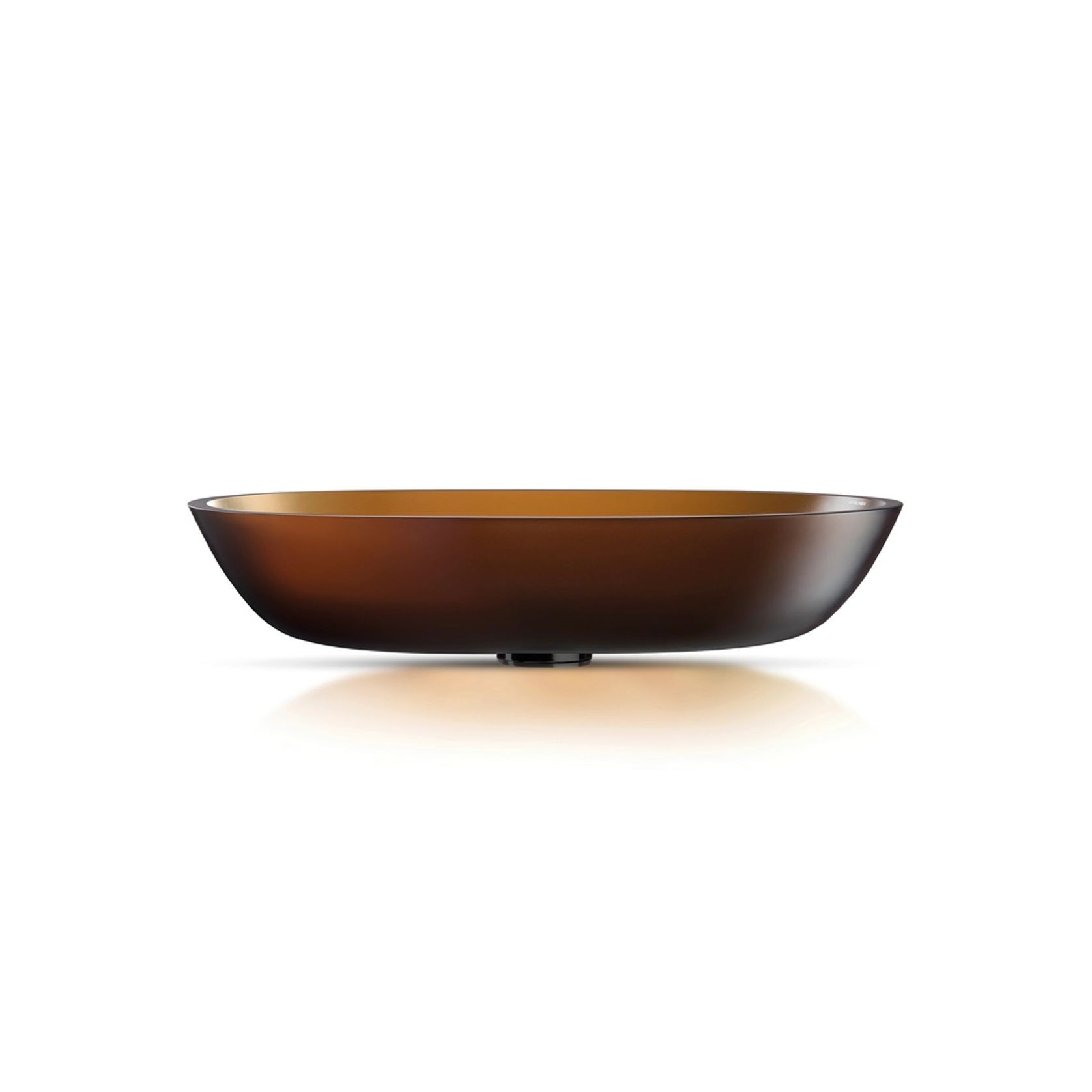 Cortina 570 Oval Vessel Basin Ambra Satin gallery detail image