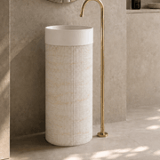 Desert Rock Free Standing Pedestal Basin - DRV001 gallery detail image