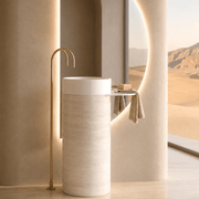 Desert Rock Free Standing Pedestal Basin - DRV002 gallery detail image