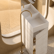 Desert Rock Freestanding Pedestal Basin - DRV005 gallery detail image
