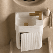 Desert Rock Wall Hung Vanity and Basin - DRV016 gallery detail image