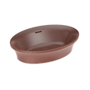 Flute Oval Vessel Basin gallery detail image