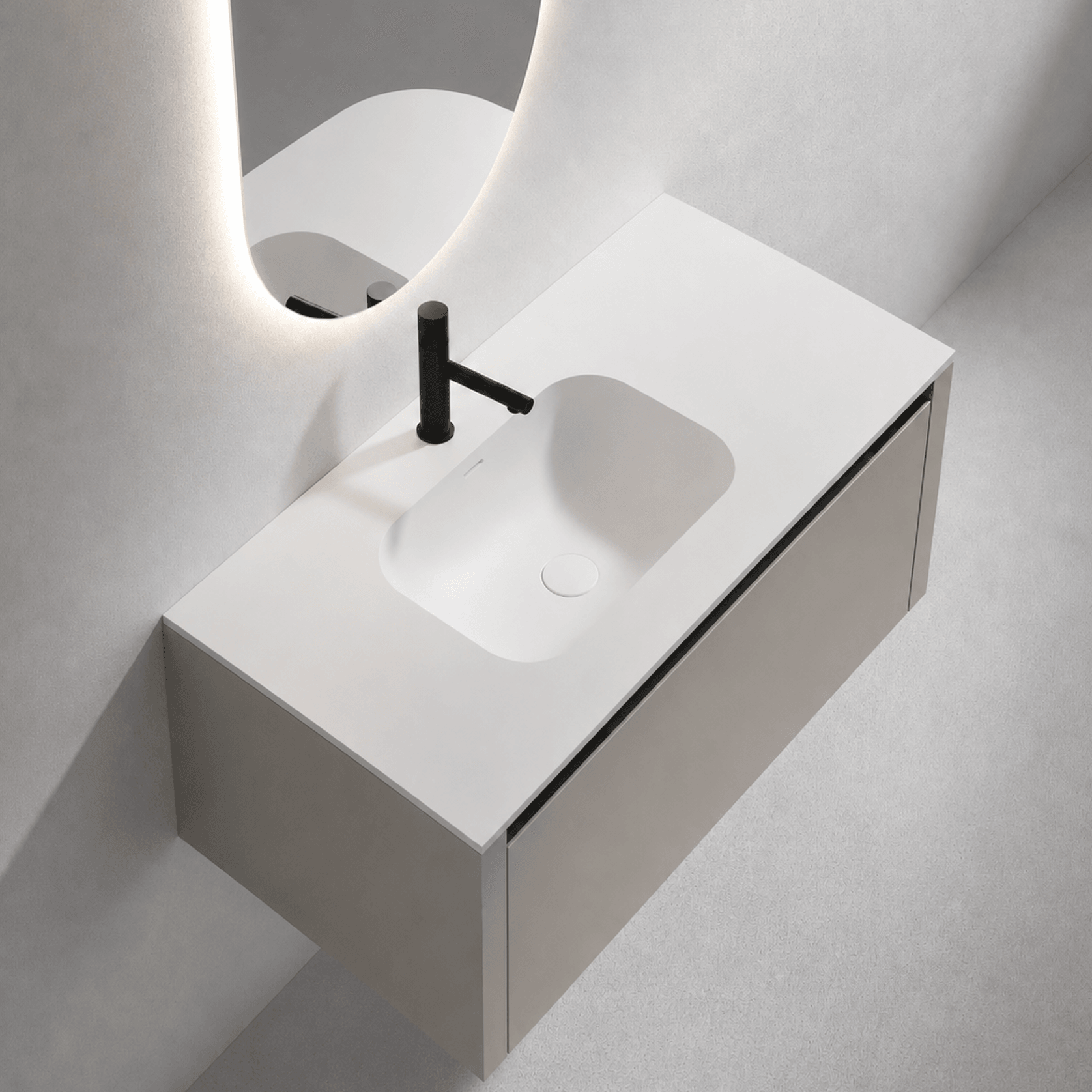 Formline Smoothe Range Vanity Top Basin - SM19 gallery detail image
