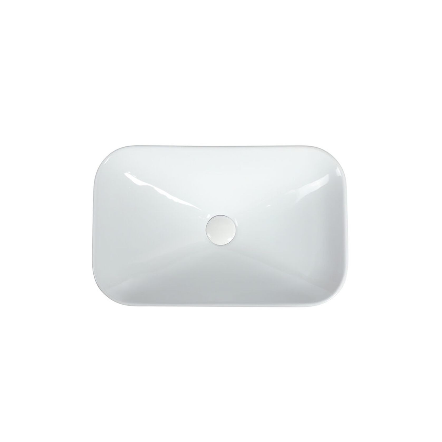 Goccia Semi Recess Drop In Ceramic Basin gallery detail image