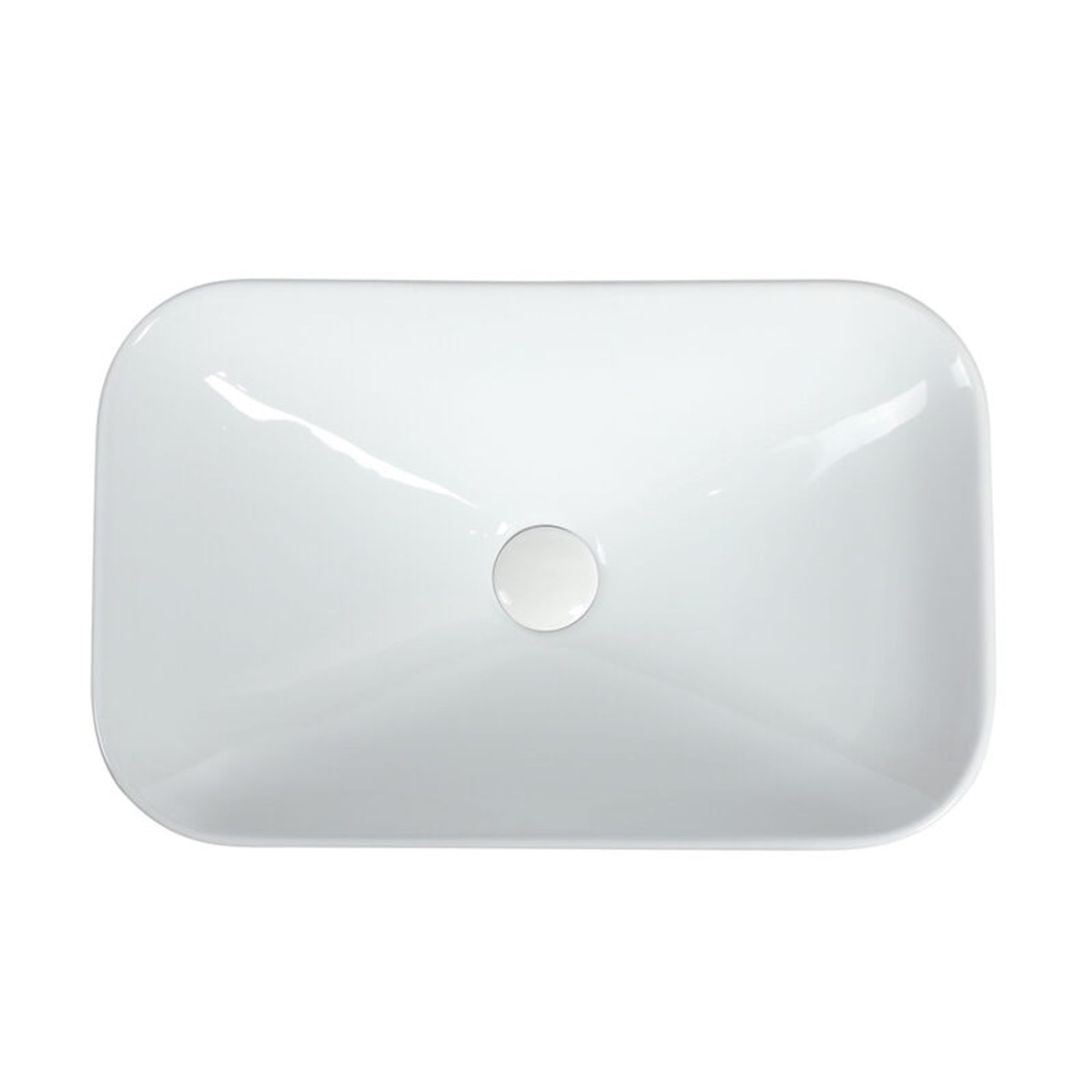 Goccia Semi Recess Drop In Ceramic Basin gallery detail image