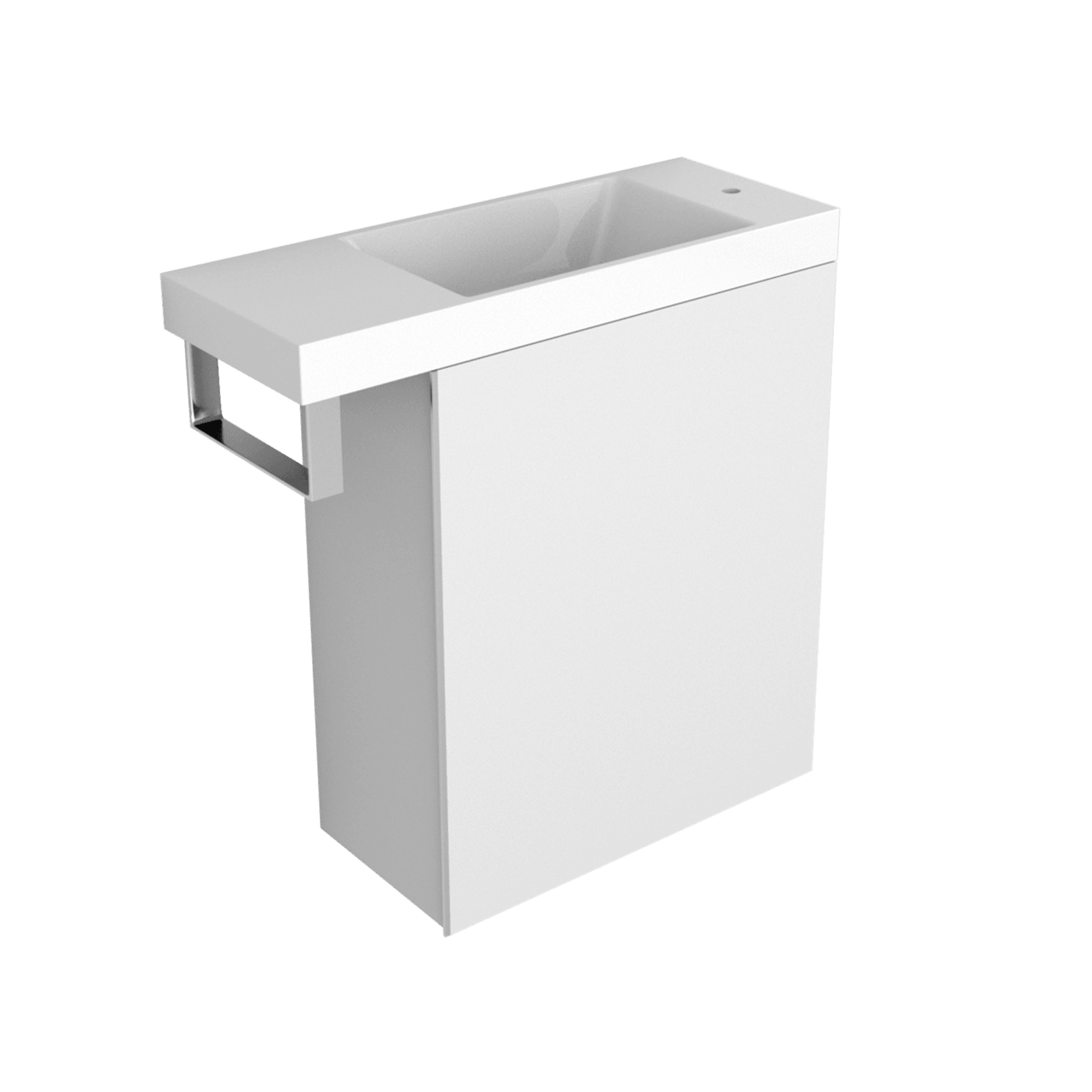 Kzoao Mini WC Set Gloss White gallery detail image