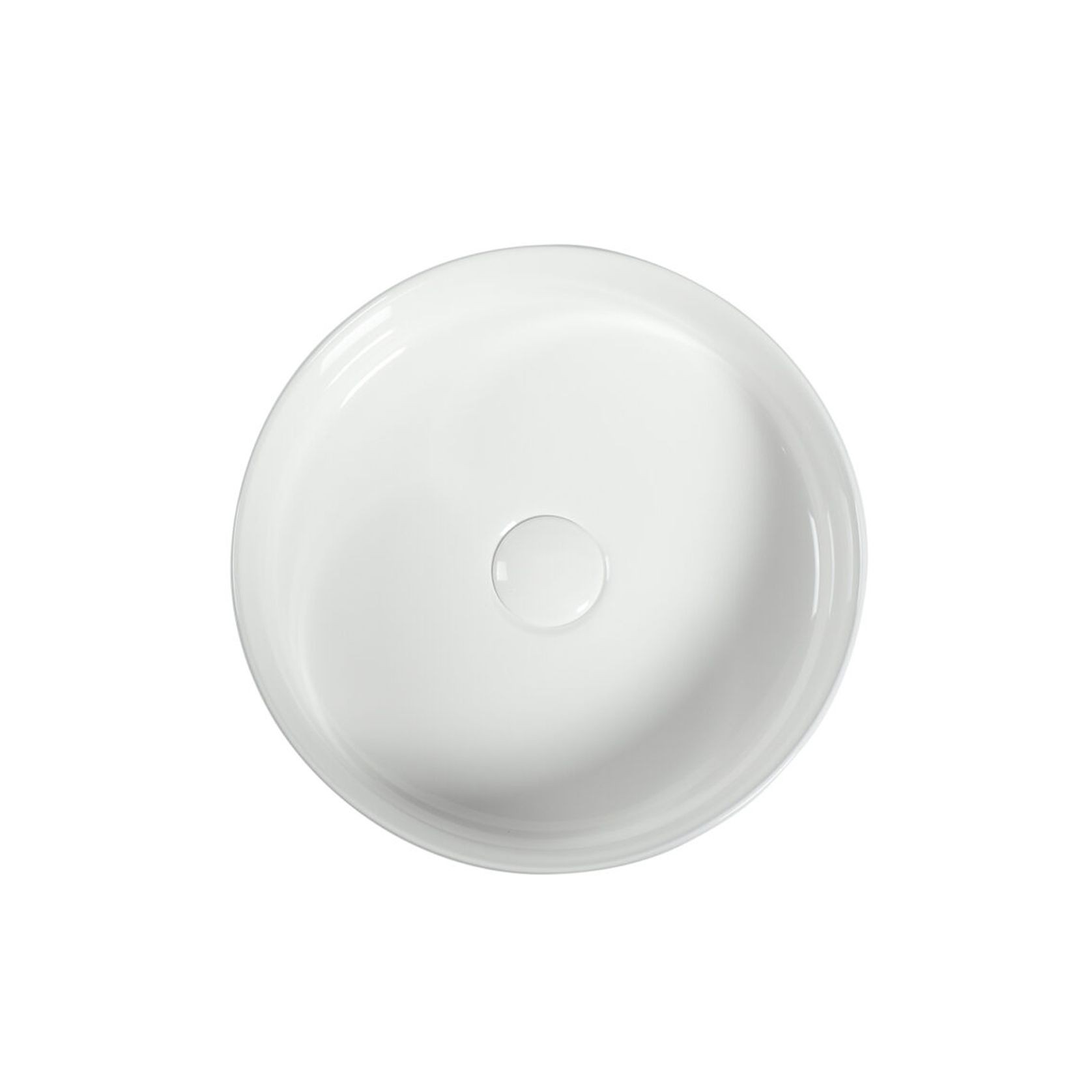 Lvia Round Semi Recess Drop In Ceramic Basin gallery detail image