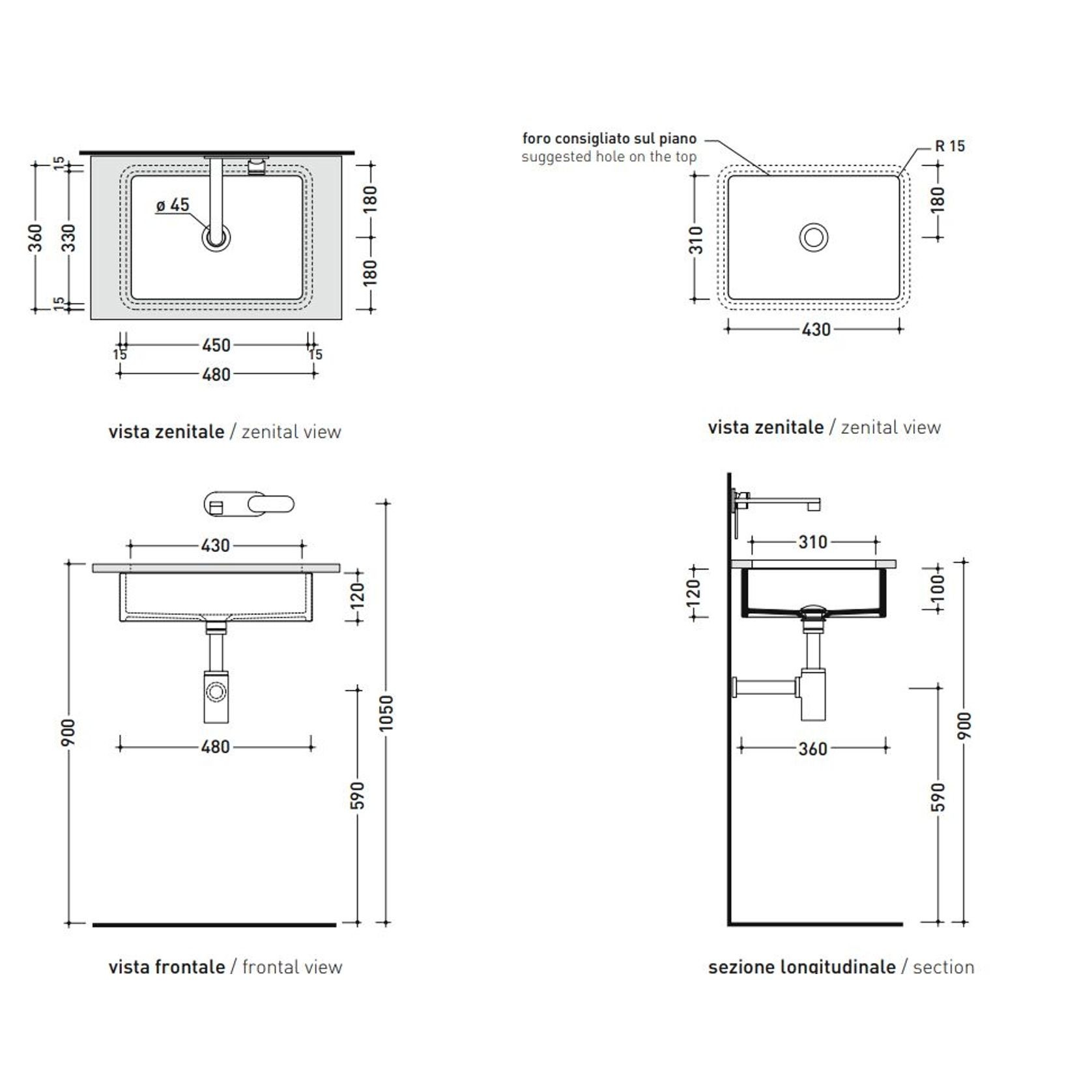 Mini Wash Undermount Basin gallery detail image