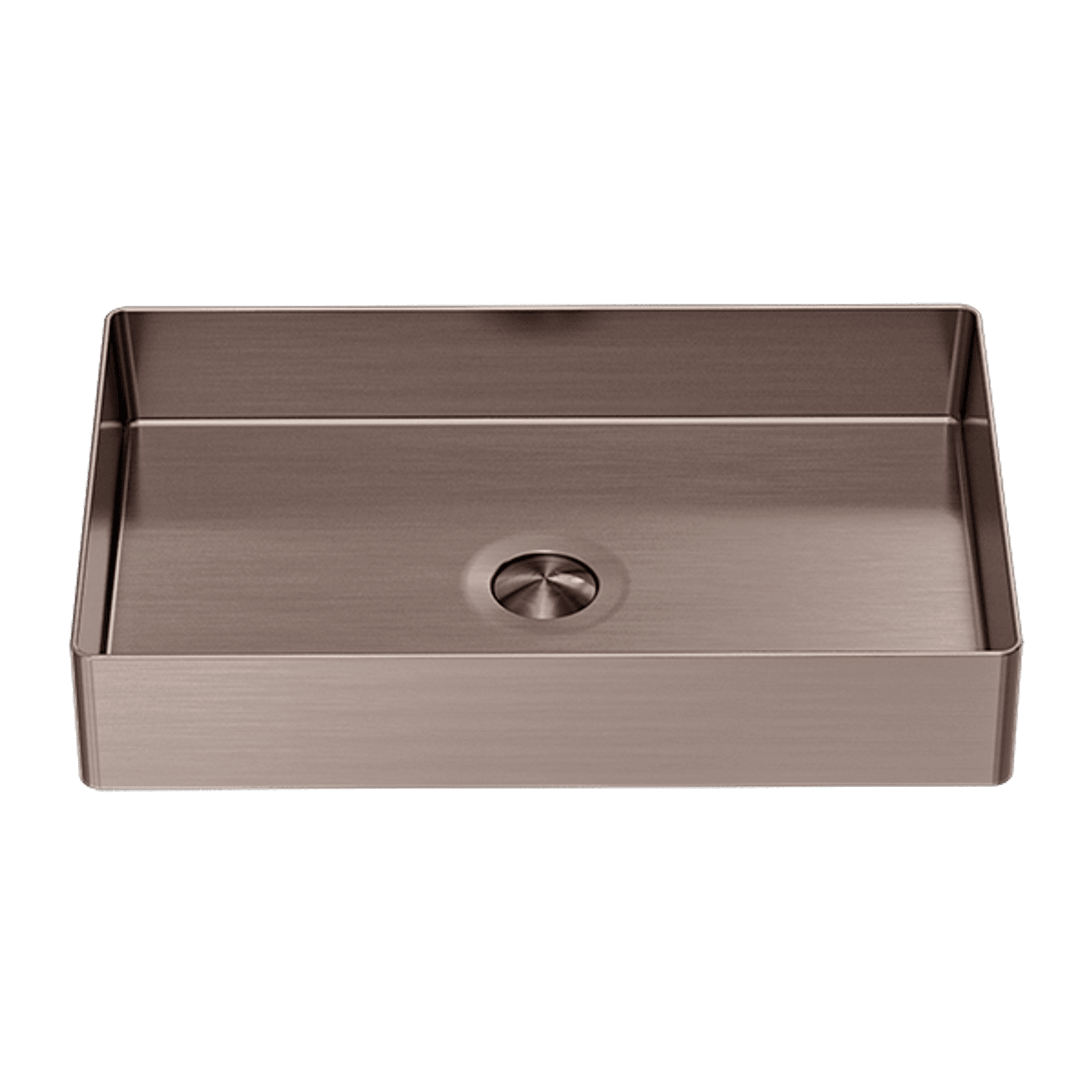 Opal Rectangle Stainless Steel Basin Brushed Bronze gallery detail image