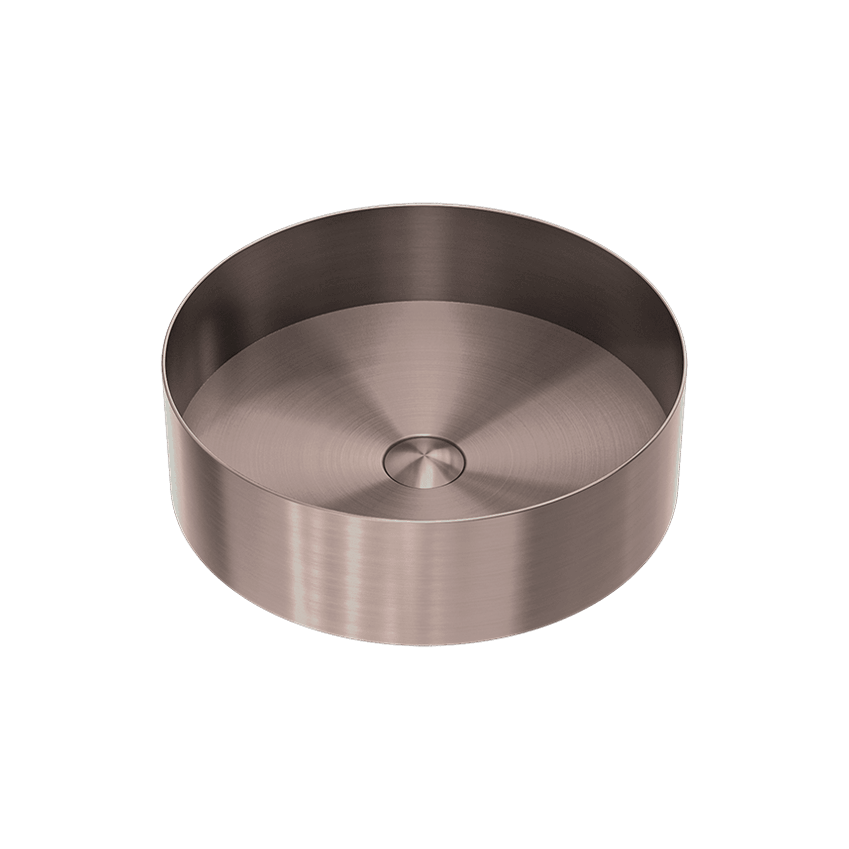 Opal Round 400mm Stainless Steel Basin Brushed Bronze gallery detail image