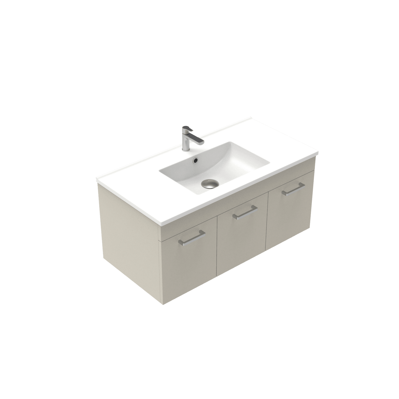 Qube Wall Hung Vanity gallery detail image