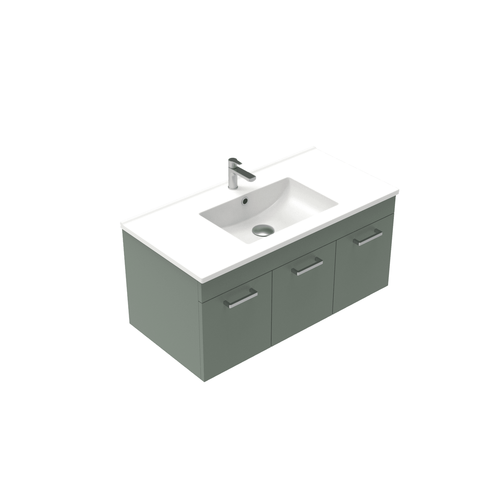 Qube Wall Hung Vanity gallery detail image