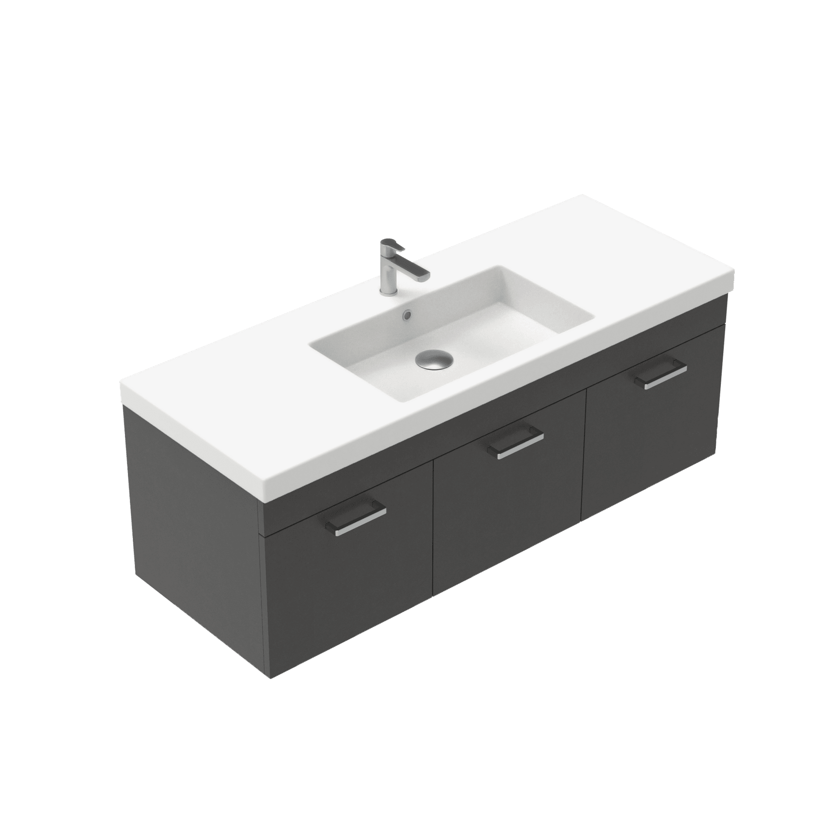 Qube Wall Hung Vanity gallery detail image