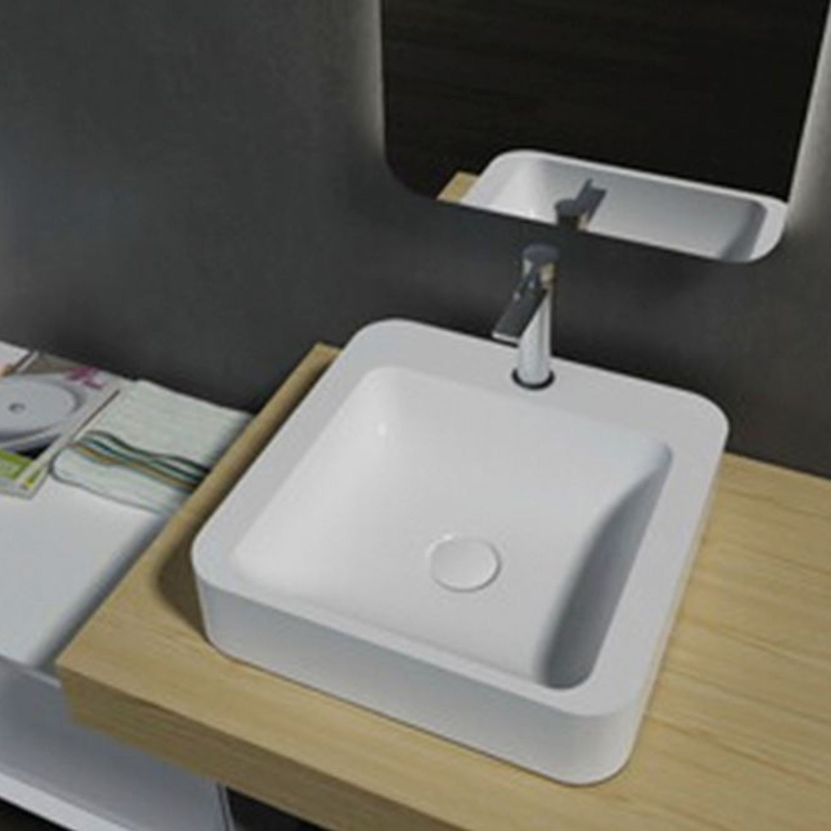 Plano Cubo 420 Washbasin gallery detail image