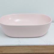 Positano 460 Above Counter Basin Matte Pink gallery detail image