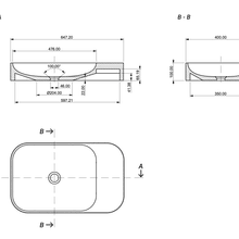 Aqvato S-02 Bathroom Basin gallery detail image